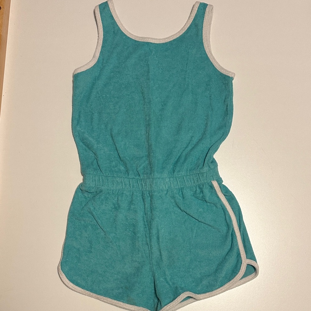 Cat & Jack Turquoise Sleeveless Romper